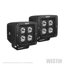 Load image into Gallery viewer, Set-Of(2)3.2-In.-X-3-In.-5W-Cree-Flood-Beam-WBlk-Faceplate-Blk-Hyperq-Bforce-L