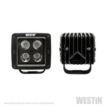 Load image into Gallery viewer, Set-Of(2)3.2-In.-X-3-In.-5W-Cree-Flood-Beam-WBlk-Faceplate-Blk-Hyperq-Bforce-L