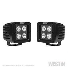 Load image into Gallery viewer, Set-Of(2)3.2-In.-X-3-In.-5W-Cree-Flood-Beam-WBlk-Faceplate-Blk-Hyperq-Bforce-L