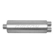 Load image into Gallery viewer, Sft-Superflow-CenterDual-Round-Muffler---8X24in3.5In-Inlet3In-Outlet---Stainless