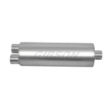 Gibson 788050S SFT Superflow Dual/Center Round Muffler; Stainless