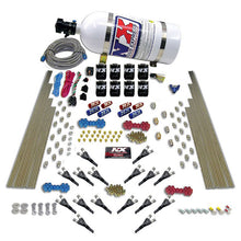 Load image into Gallery viewer, Shark-Dual-StageGas-16-Nozzles-8-Solenoids-Nitrous-Kit-(200-1200Hp)-W10Lb-Bottle