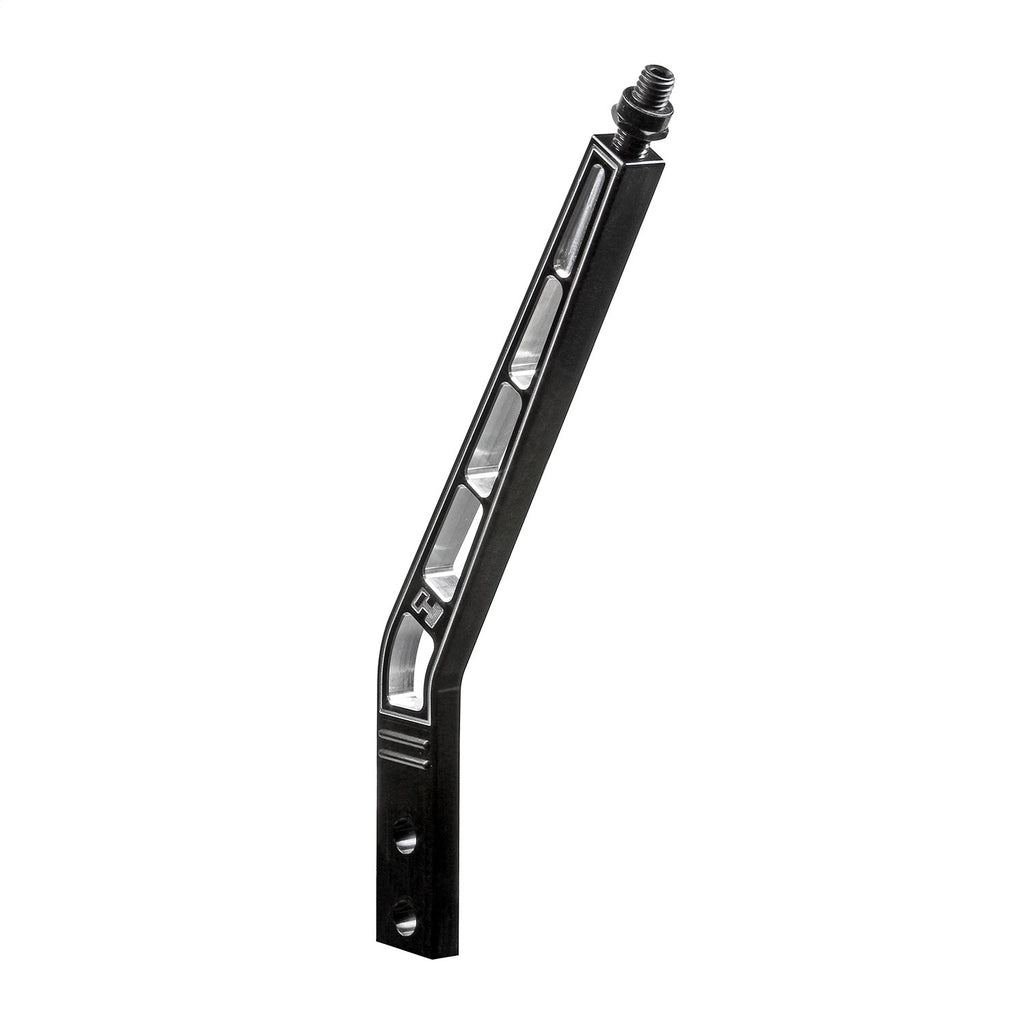 Shift-Handle-Billet-Aluminum-Blackbent-10In-Length-Engraved-Hurst-Logo