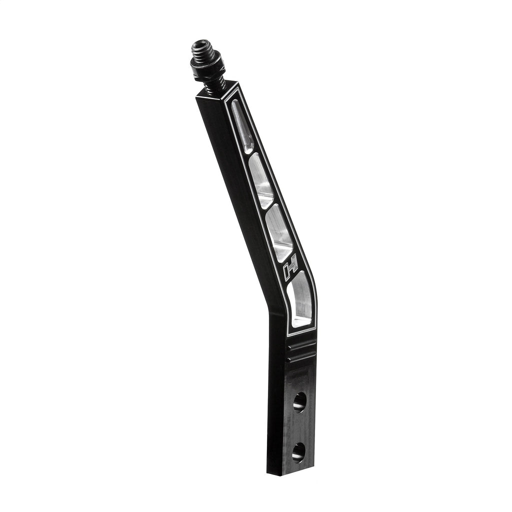 Shift-Handle-Billet-Aluminum-Blackbent-8In-Length-Engraved-Hurst-Logo