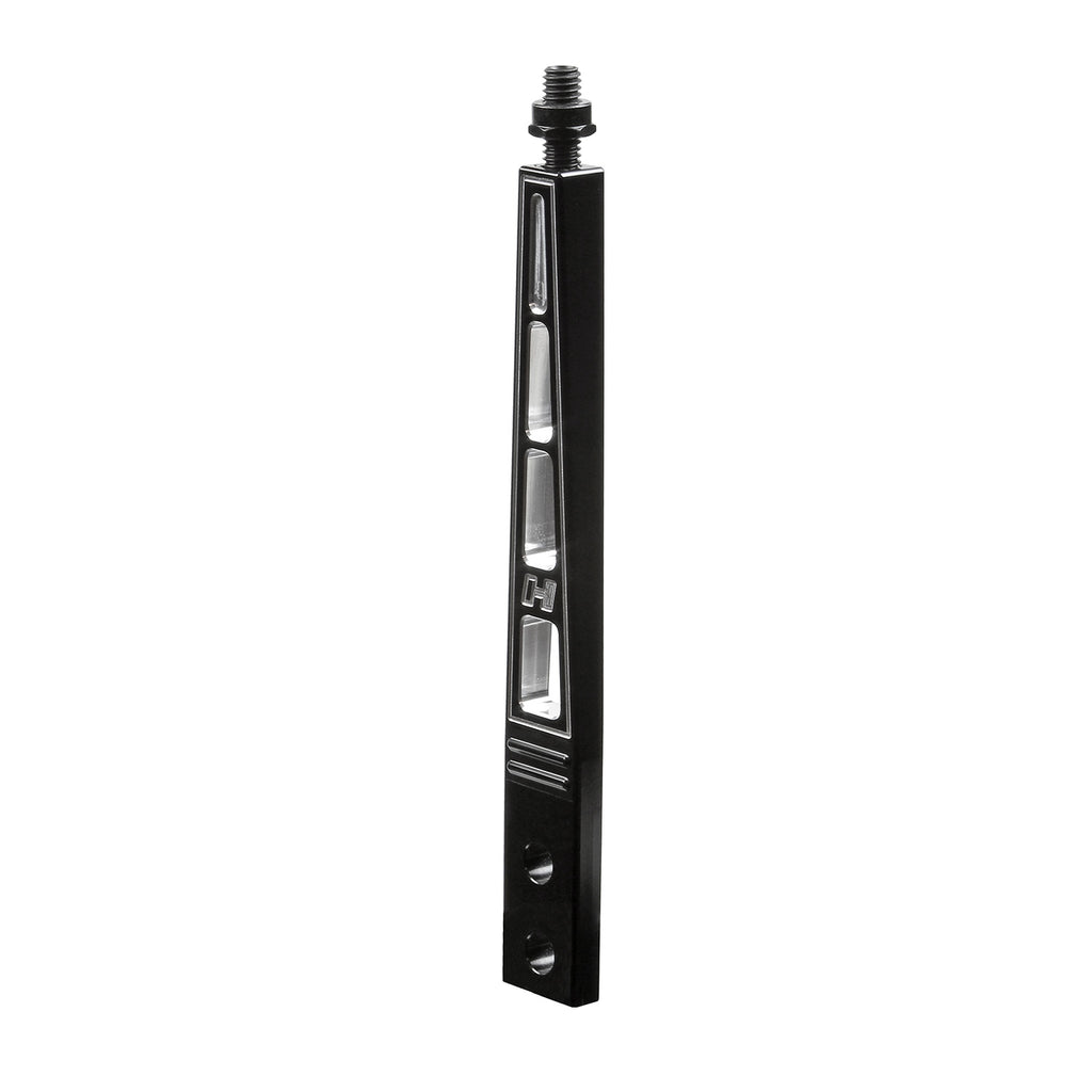 Shift-Handle-Billet-Aluminum-Blackstraight-8In-Length-Engraved-Hurst-Logo