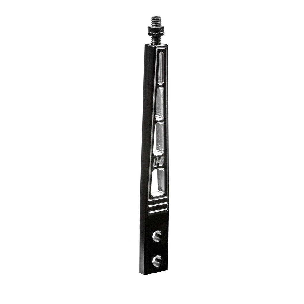 Shift-Handle-Billet-Aluminum-Blackstraight-8In-Length-Engraved-Hurst-Logo
