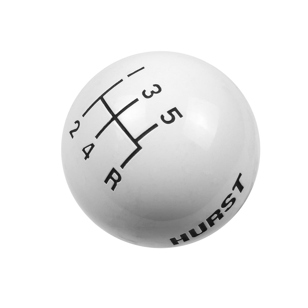 Shift-Knob---5-Speed-Pattern---White