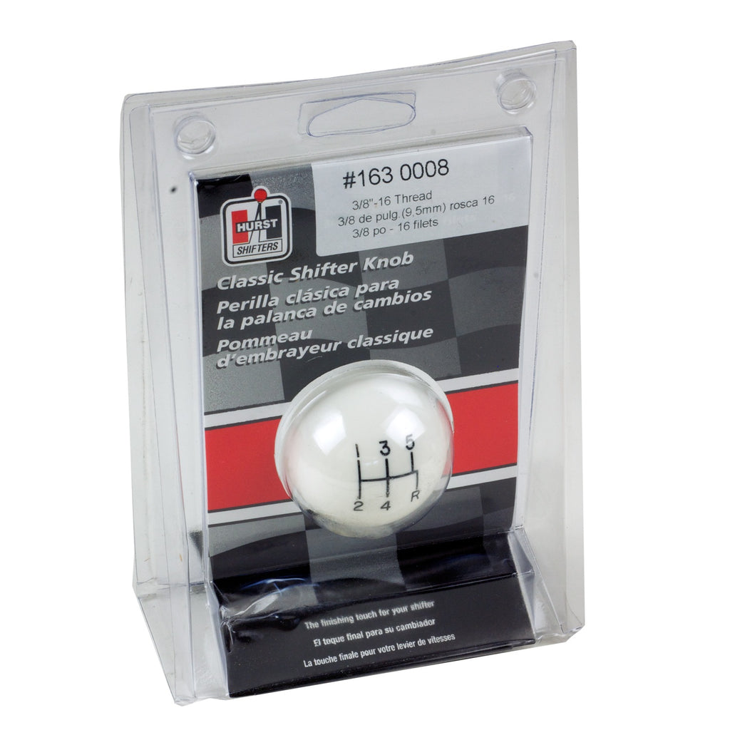 Shift-Knob---5-Speed-Pattern---White