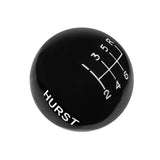 Hurst 163-1040  Shift Knob - Black 6-Speed - 3/8-16 Threads