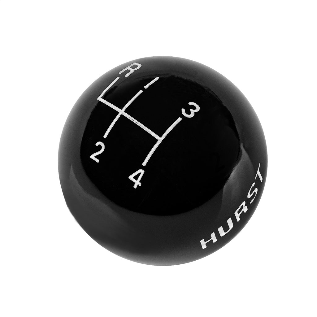 Shift-Knob-Black-Hurst-Logo-4-Speed-3816-Thread