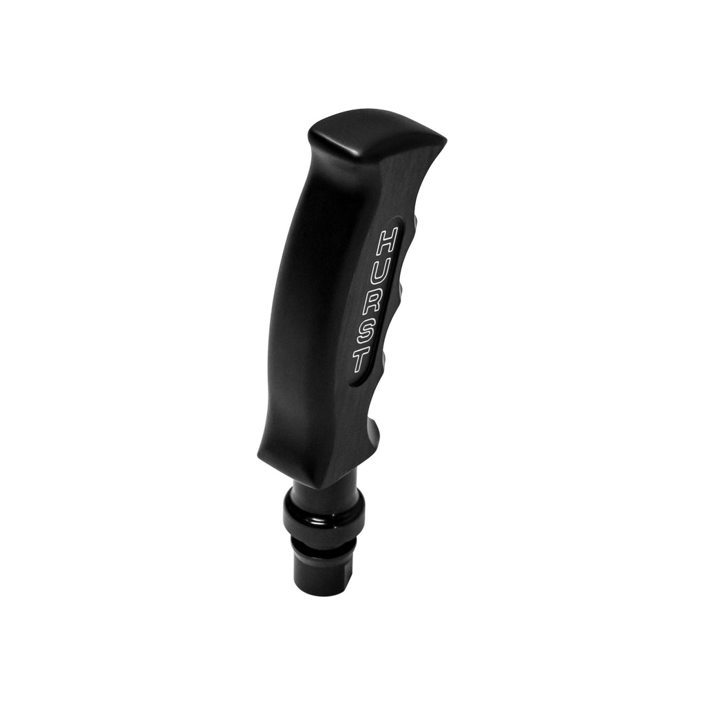 Shift-Knob-Pistol-Grip-Alum-Black-Hurst-Logo-Challenger