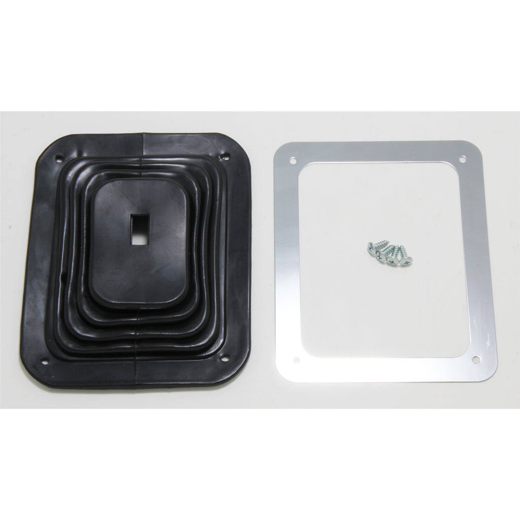 Shifter-Boot--5-58-In.-X-6-34-In.-Chrome-Frame