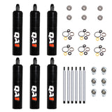 QA1 Precision Products, Inc 5Q94LD-DRY-6PK Shock Large Steel. 9.38
