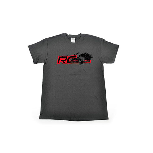 Short-Sleeve-T-100-Percent-Preshrunk-Cotton-Front-Rc-Logo-WJeep-Xj-Back-Blank-Size-Small-Color-Grey