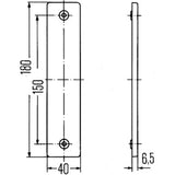 Hella 002023021 Vehicle Reflex Reflector