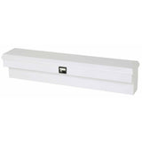 TRAILFX 160481S Side Mount Sgl Lid Smooth Gloss White Steel 48.3 x14 x13.3 4.1 Cubic Ft Cap