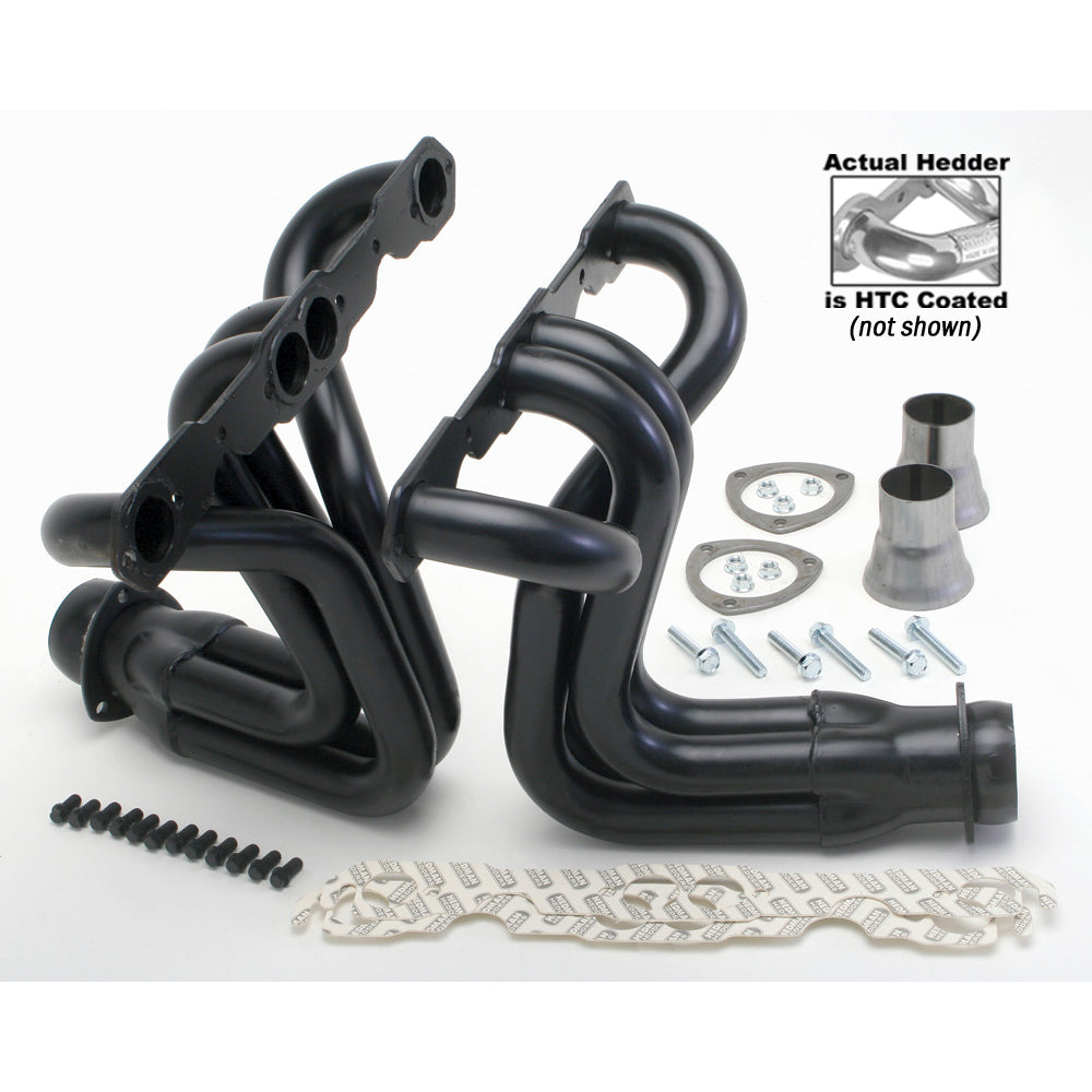 Side-Pipe-Headers;-1963-82-Corvette-283-400-No-A.I.R.;-1-58-In-Tube;-Htc-Coated