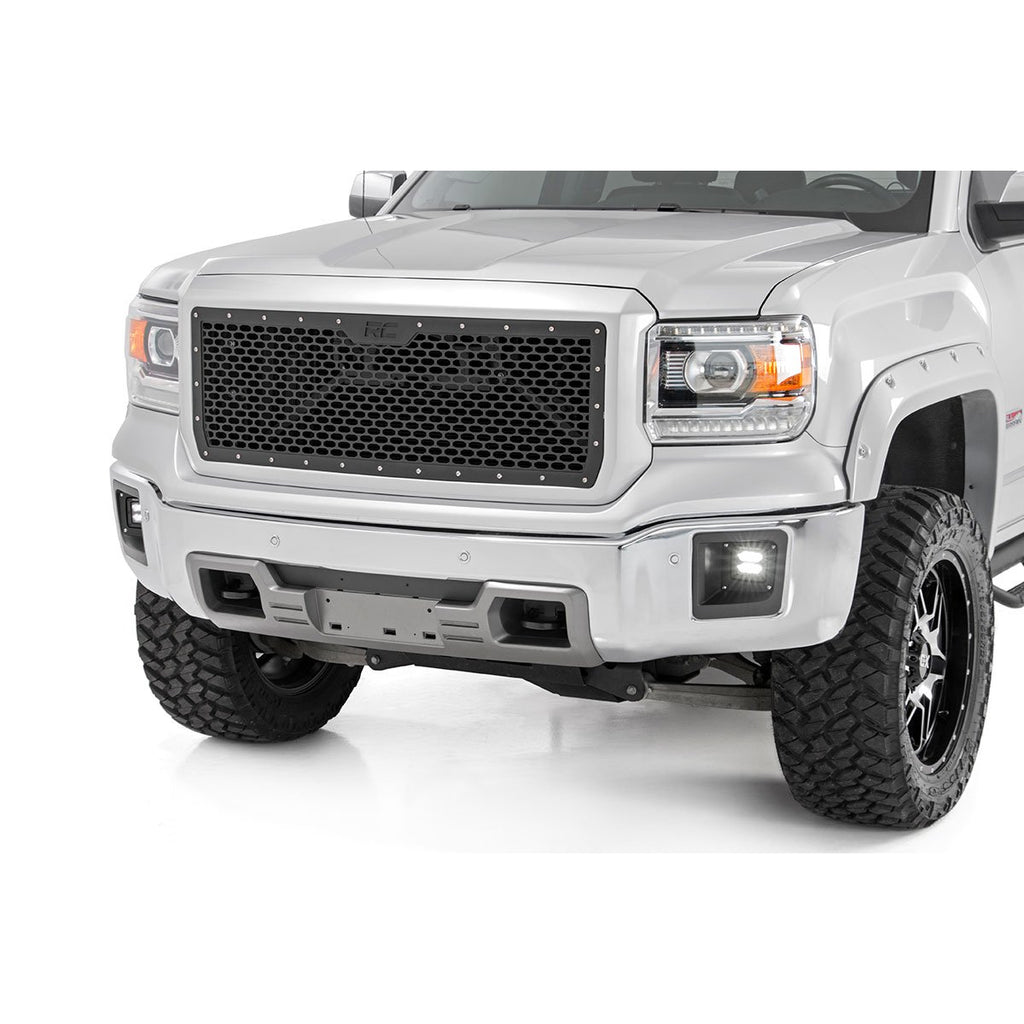 Sierra-Mesh-Grille-14-15-1500-Sierra-Black-Powdercoat-Stainless-Steel-Hardware-Rough-Country