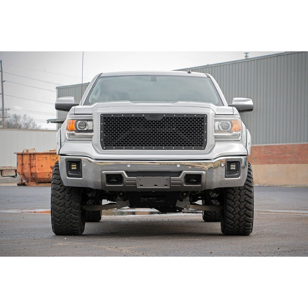 Sierra-Mesh-Grille-14-15-1500-Sierra-Black-Powdercoat-Stainless-Steel-Hardware-Rough-Country