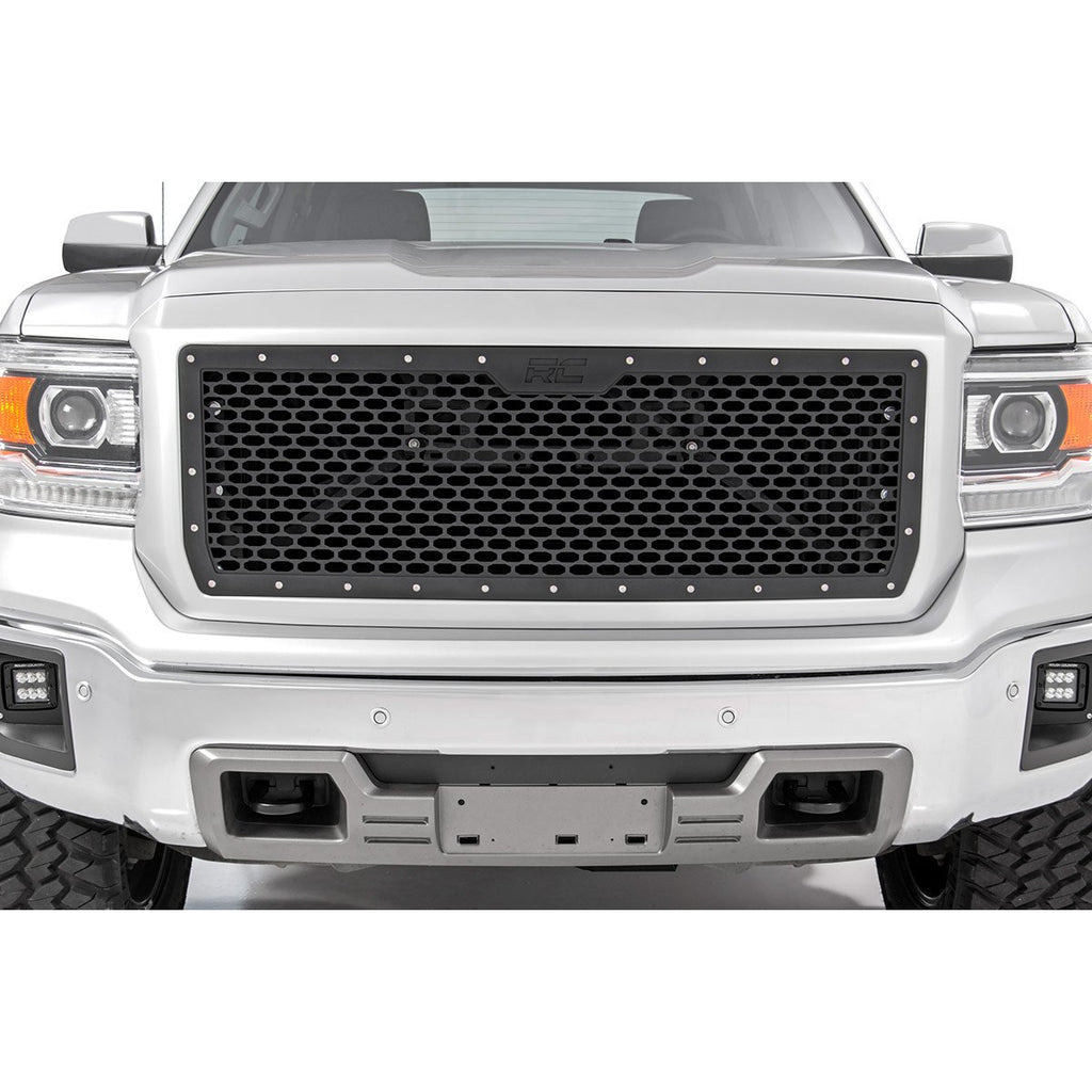 Sierra-Mesh-Grille-14-15-1500-Sierra-Black-Powdercoat-Stainless-Steel-Hardware-Rough-Country