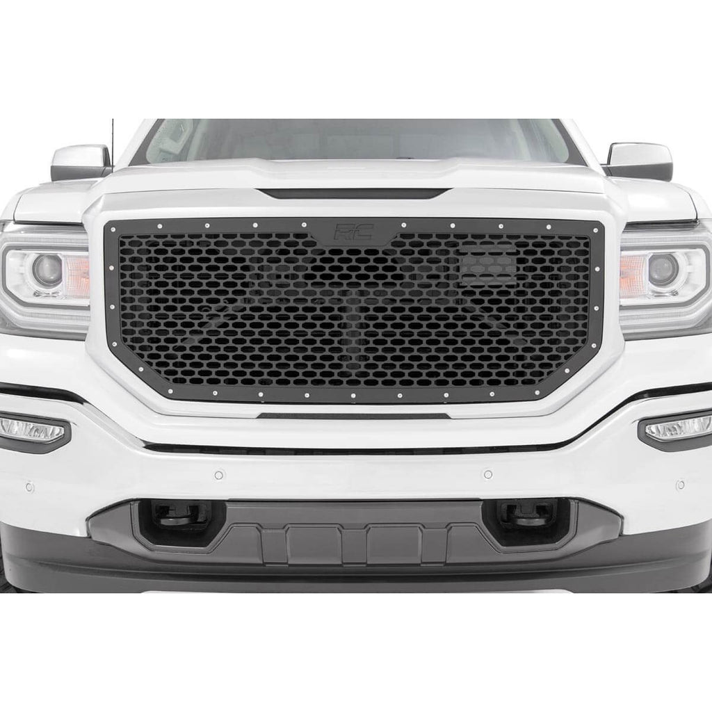Sierra-Mesh-Grille-16-18-Sierra-1500-Black-Powdercoat-Stainless-Steel-Hardware-Rough-Country