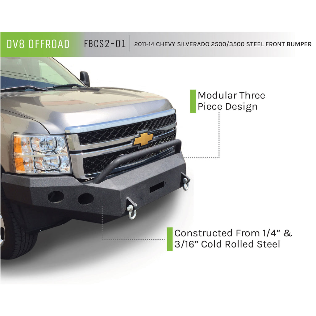 Silverado-2500-Front-Bumper-11-14┬Áchevrolet-Silverado-2500-Dv8-Offroad