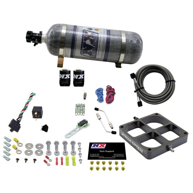 Single-Entry-Crossbar-8500-Based-Throttle-Body-Nitrous-Kit-W12Lb-Composite-Bottle