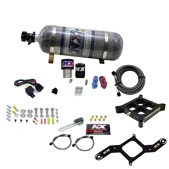 Single-Entry-Crossbar-Rnc-.178-4150-Flange-Nitrous-Kit-(250-650Hp)-WCompsite-Bottle