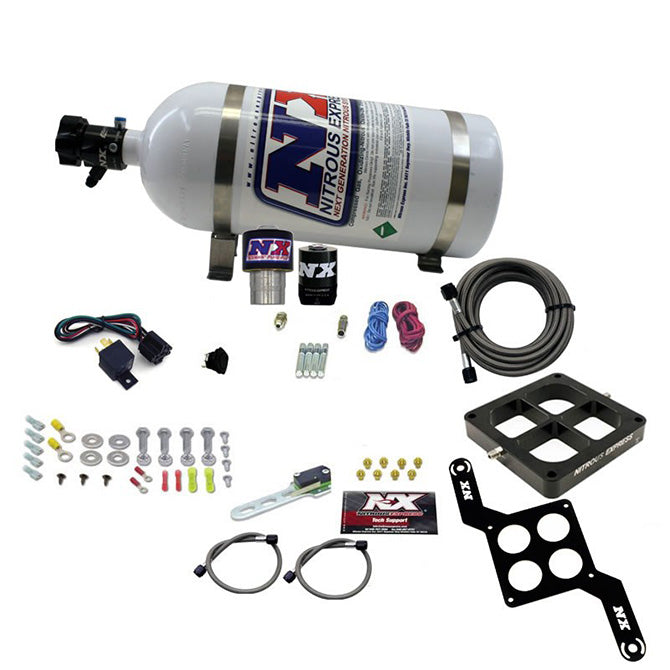 Single-Entry-Crossbar-Rnc-.178-4500-Flange-Nitrous-Kit-(250-650Hp)-W10Lb-Bottle