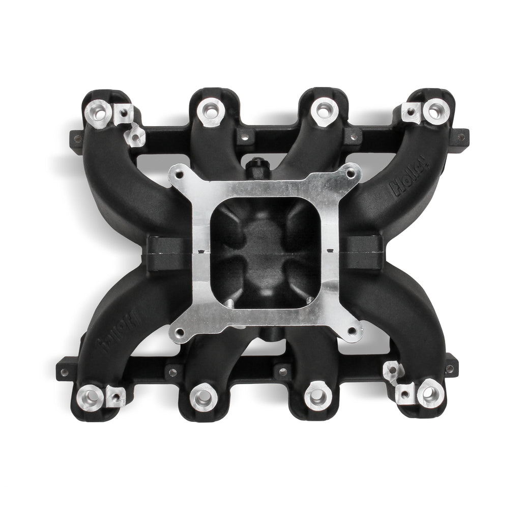 Single-Plane-Efi--Split-Design-Race-Intake-Manifold--Gm-Ls3L92--Black