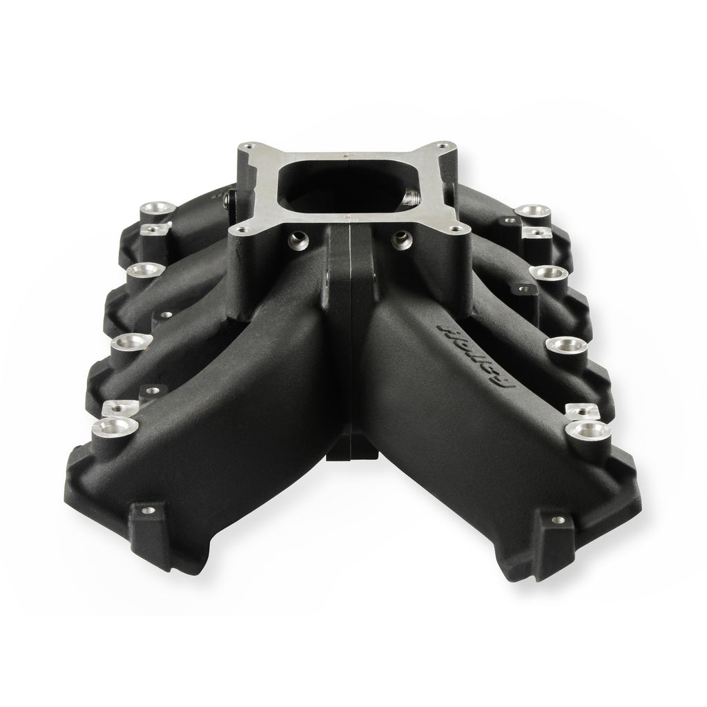 Single-Plane-Efi--Split-Design-Race-Intake-Manifold--Gm-Ls3L92--Black