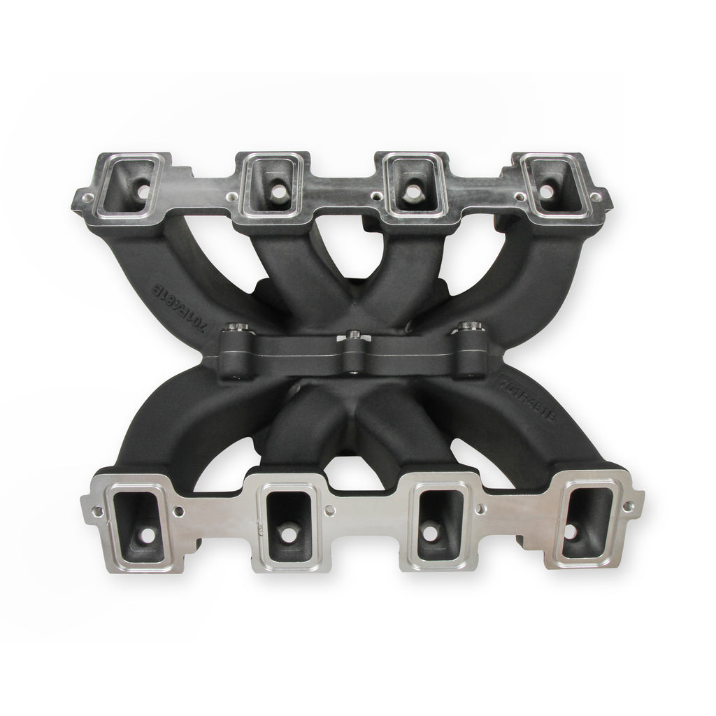 Single-Plane-Efi--Split-Design-Race-Intake-Manifold--Gm-Ls3L92--Black