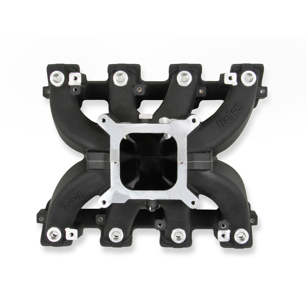 Single-Plane-Efi--Split-Design-Race-Intake-Manifold--Gm-Ls3L92--Black