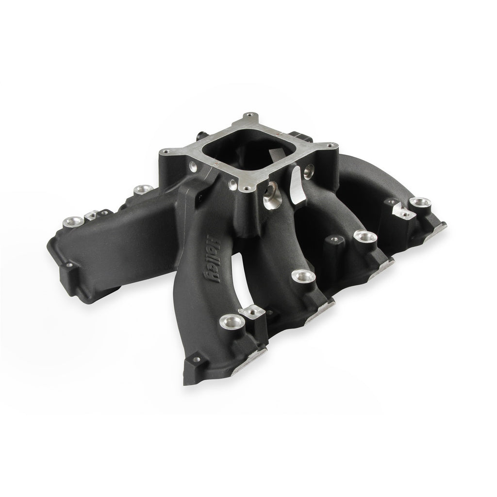 Single-Plane-Efi--Split-Design-Race-Intake-Manifold--Gm-Ls3L92--Black