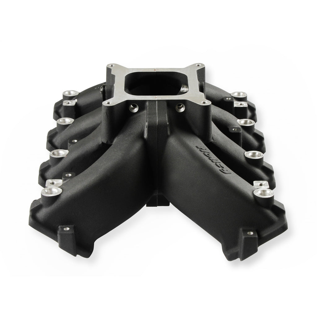 Single-Plane-Efi--Split-Design-Race-Intake-Manifold--Gm-Ls3L92--Black