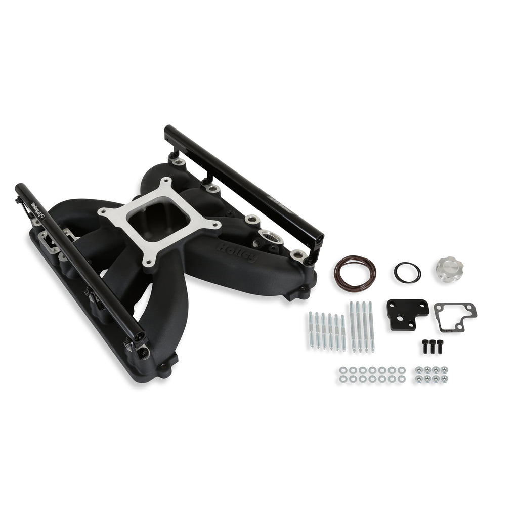 Single-Plane-Intake-Manifold-For-Gen-Iii-Hemi,-Efi-Black