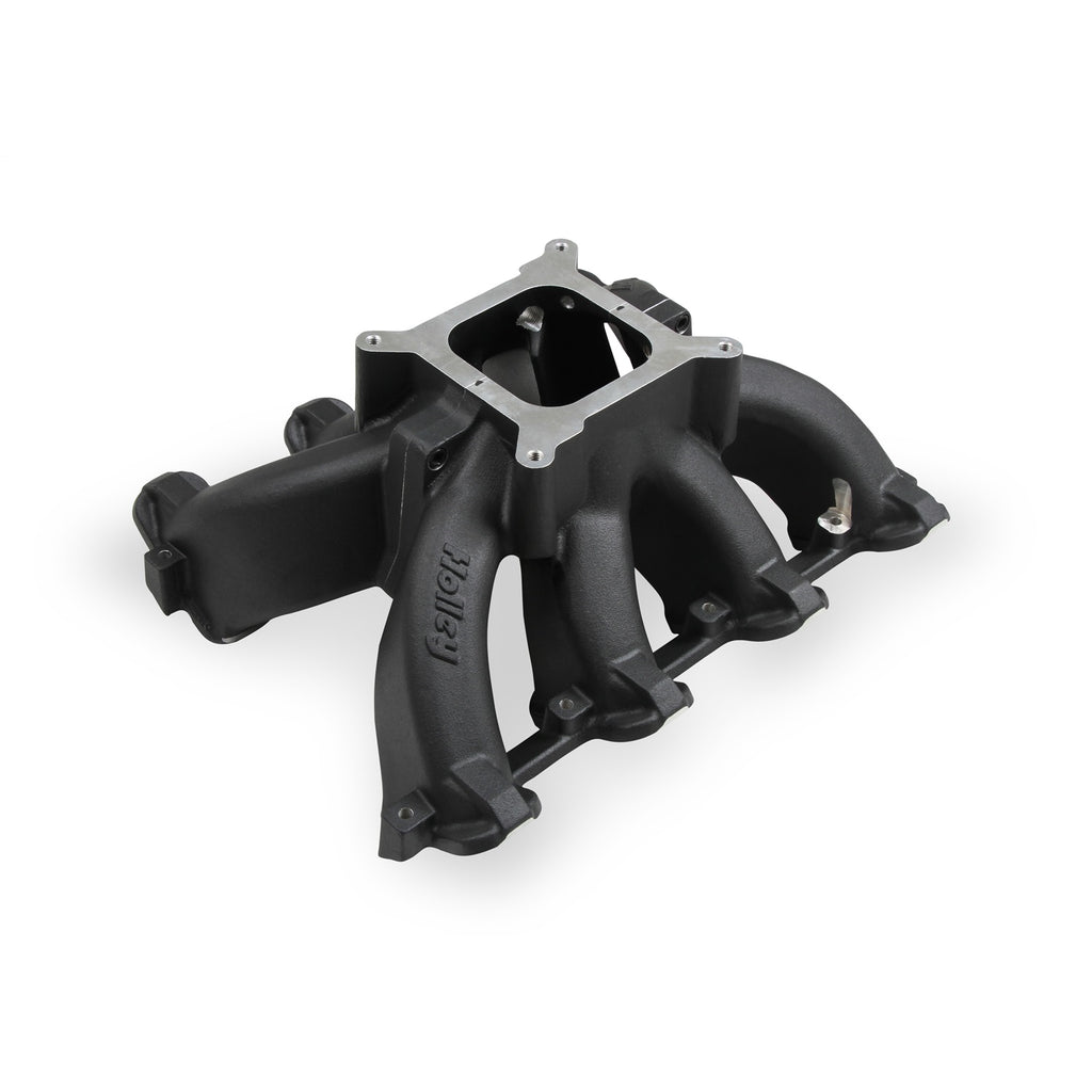 Single-Plane-Split-Design-Race-Intake-Manifold--Gm-Ls1Ls2Ls6--Black