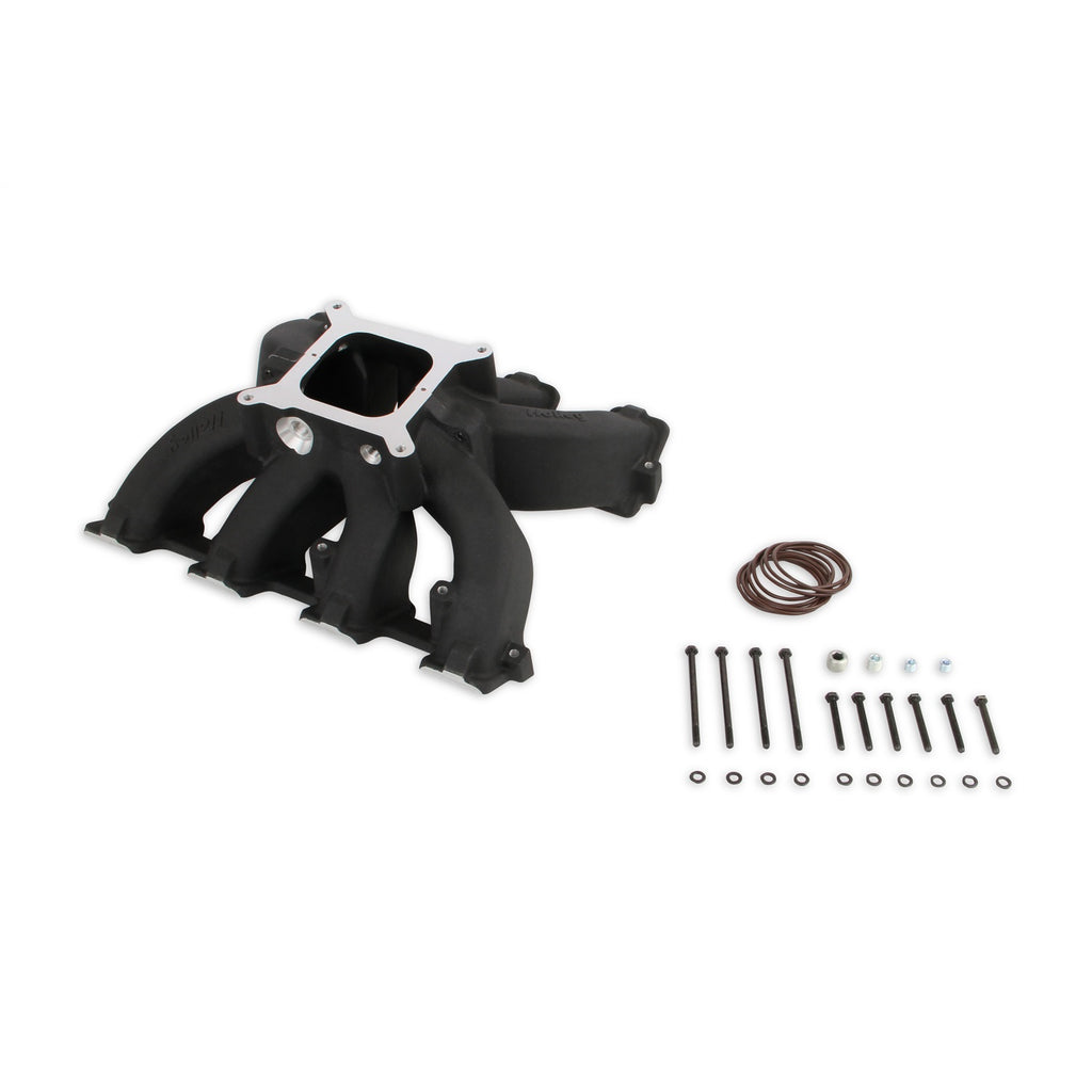 Single-Plane-Split-Design-Race-Intake-Manifold--Gm-Ls3L92--Black-4150