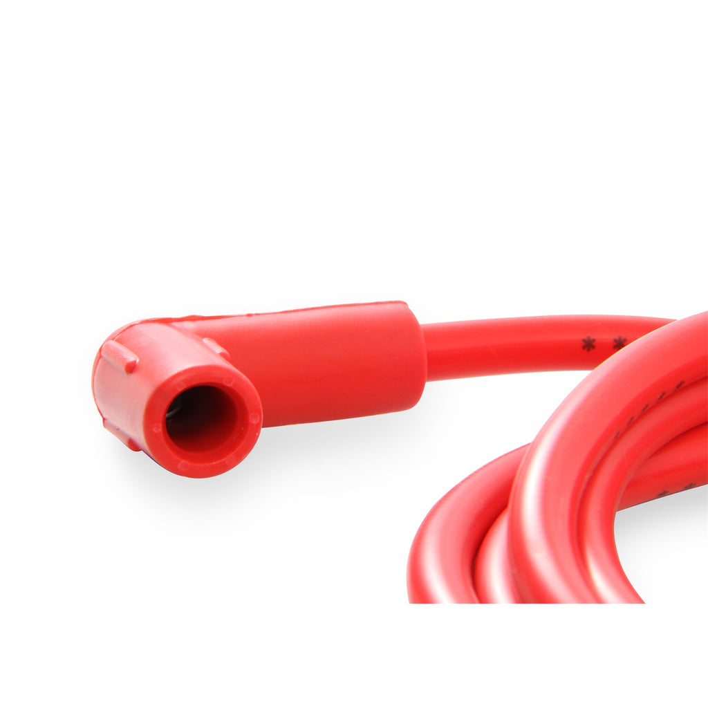 Single-Wire-Replacement-Kit---Staight-And-90-Degrees-Spark-Plug-Boots---Universal---Red