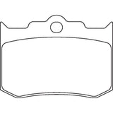 Hawk Performance HMC5008 Sintered Metallic Disc Brake Pads