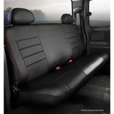Fia Inc. SL67-7 BLK/BLK SL60 Series - Leatherlite Simulated Leather Custom Fit Front Seat Cover- Black
