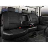 Fia Inc. SL67-32 BLK/BLK SL60 Series - Leatherlite Simulated Leather Custom Fit Front Seat Cover- Black
