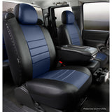 Fia Inc. SL67-81 BLUE SL60 Series - Leatherlite Simulated Leather Custom Fit Front Seat Cover- Blue