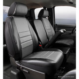 Fia Inc. SL69-11 GRAY SL60 Series - Leatherlite Simulated Leather Custom Fit Front Seat Cover- Gray