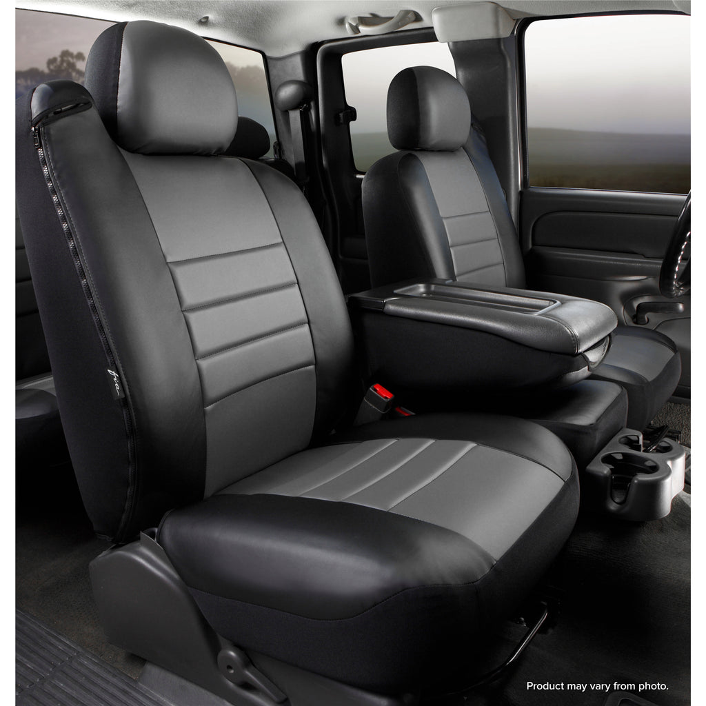 Sl60-Series---Leatherlite-Simulated-Leather-Custom-Fit-Front-Seat-Cover--Gray