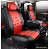 Fia Inc. SL68-17 RED SL60 Series - Leatherlite Simulated Leather Custom Fit Front Seat Cover- Red
