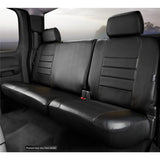 Fia Inc. SL62-74 BLK/BLK SL60 Series - Leatherlite Simulated Leather Custom Fit Rear Seat Cover- Black