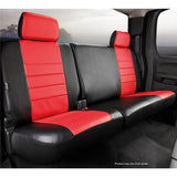 Fia Inc. SL62-30 RED SL60 Series - Leatherlite Simulated Leather Custom Fit Rear Seat Cover- Red