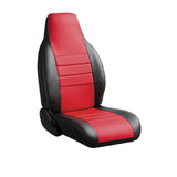 Fia Inc. SL63-2 RED SL60 Series - Leatherlite Simulated Leather Universal Fit Front Seat Cover- Red