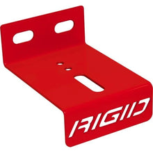 Load image into Gallery viewer, Slat-Wall-Light-Mounting-Bracket,-Stainless-Steel-Red-Powder-Coat,-Single